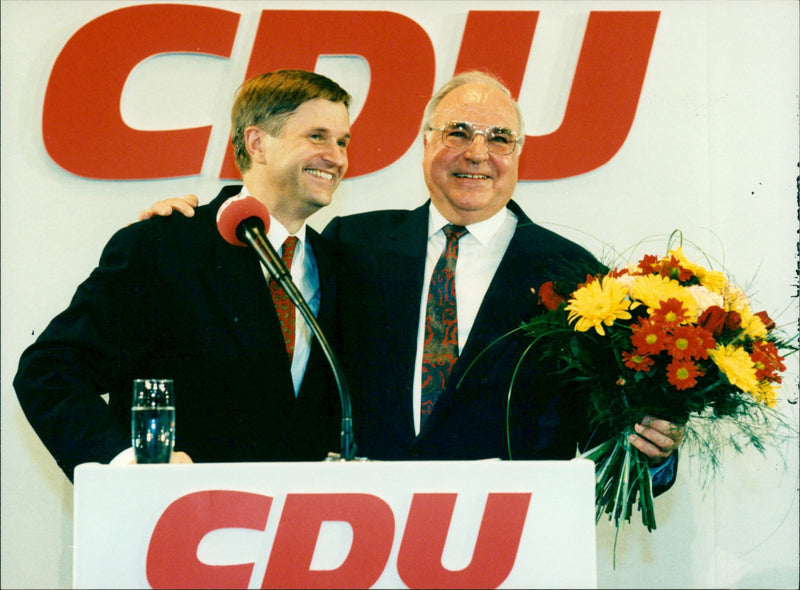 Helmut Kohl - Vintage Photograph