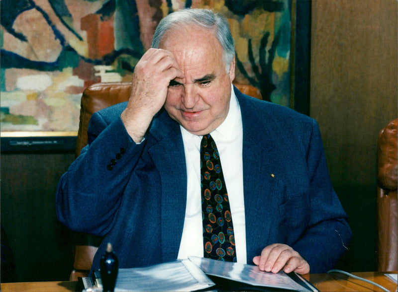 Helmut Kohl - Vintage Photograph