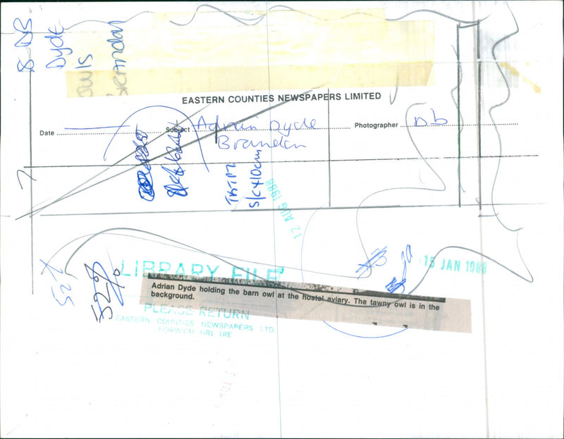 Adrian Dyde - Vintage Photograph