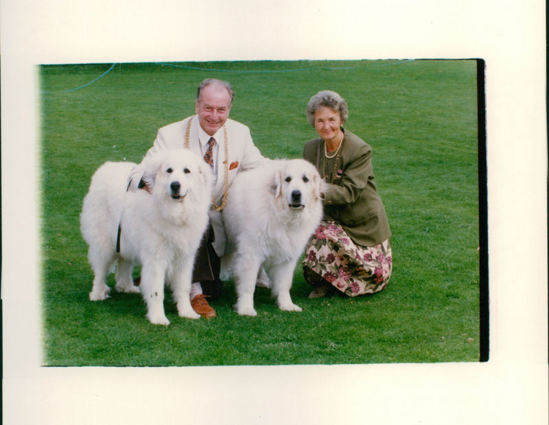 Roy and Joyce Durrant at the RSPCA appeal - Vintage Photograph