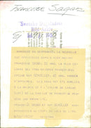 Francoise Sagan - Vintage Photograph