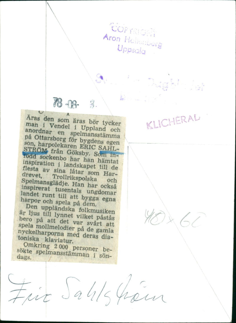 HAS YODD MOST CLICHERAD LANDSCAPE INSPIRATION YOUNG INSPIRED UPPSALA THEIR - Vintage Photograph