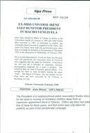 Irene Saez. Venezuelan politician. - Vintage Photograph