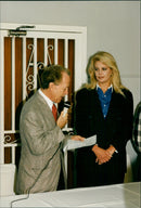 Irene Saez. Venezuelan politician. - Vintage Photograph