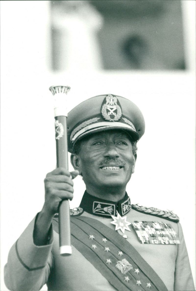 Anwar Sadat - Vintage Photograph