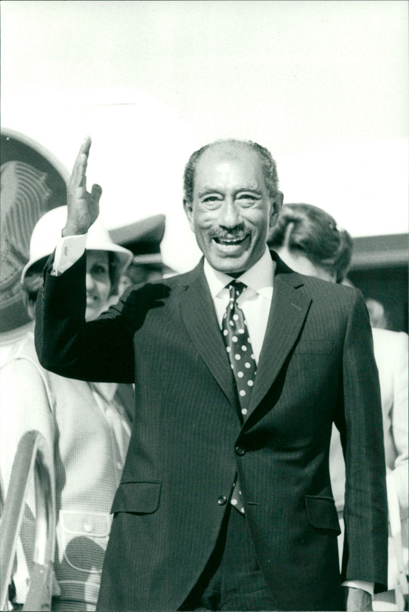 Anwar Sadat - Vintage Photograph