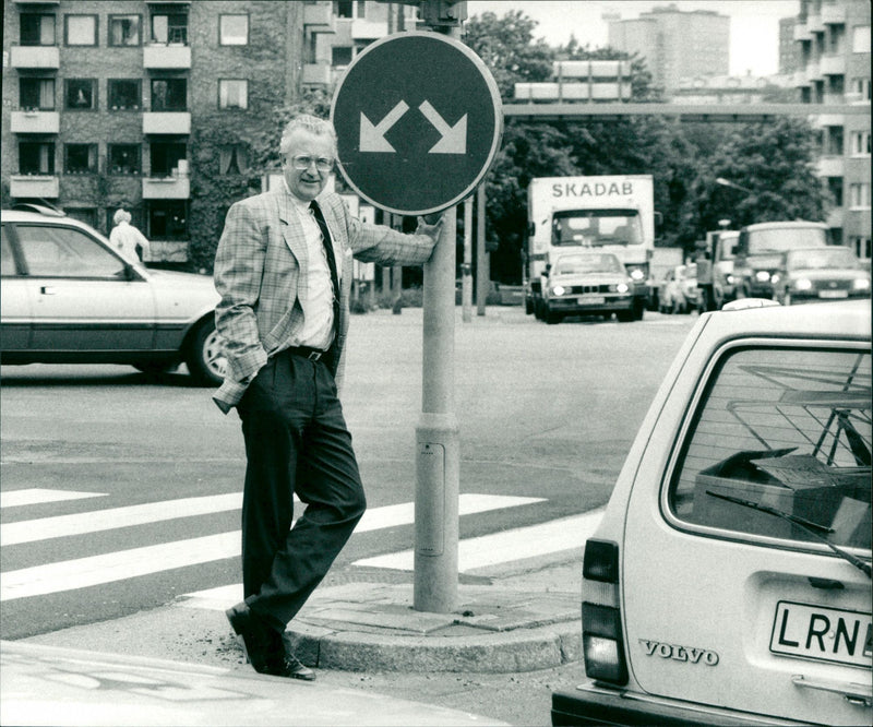 1987 INJURY VOLVO NTF HULTMAN MANAGER VIDUT DAILA - Vintage Photograph