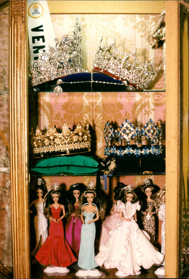 Beauty Pageant Crowns - Vintage Photograph