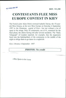 Miss Spain Europe 1997 - Vintage Photograph