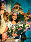 Jessica Olérs became Miss Sweden of the Year 1998 - Vintage Photograph