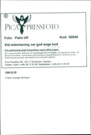 Miss Sweden 1998 Winner Jessica Olers - Vintage Photograph