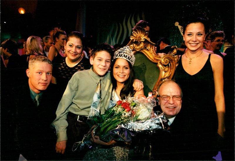 Miss Sweden 1998 Winner Jessica Olers - Vintage Photograph