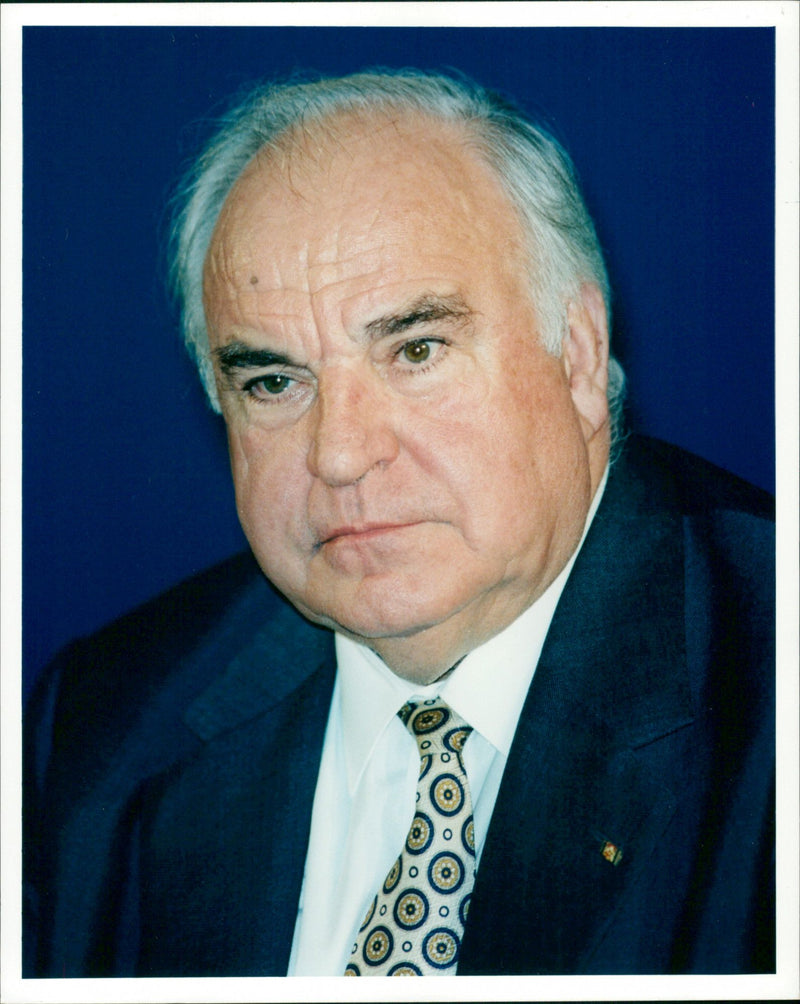 Helmut Kohl. - Vintage Photograph