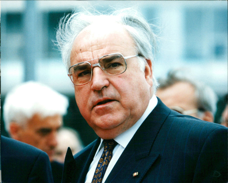 Helmut Kohl. - Vintage Photograph