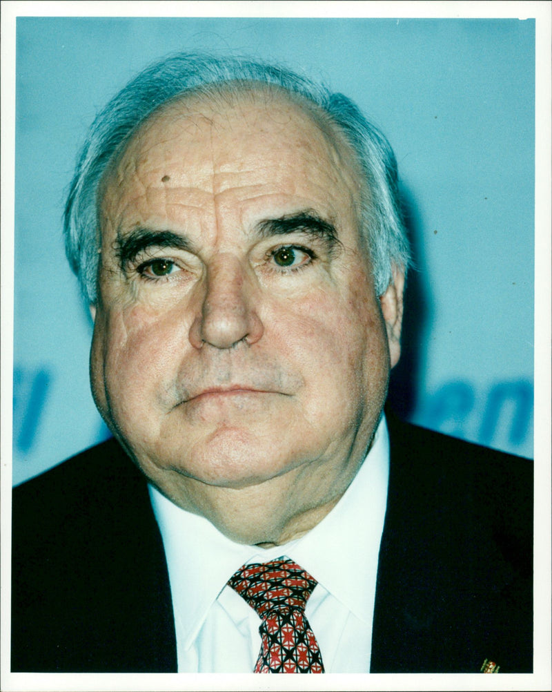 Helmut Kohl. - Vintage Photograph