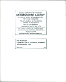 Helmut Kohl. - Vintage Photograph