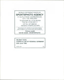 Helmut Kohl. - Vintage Photograph