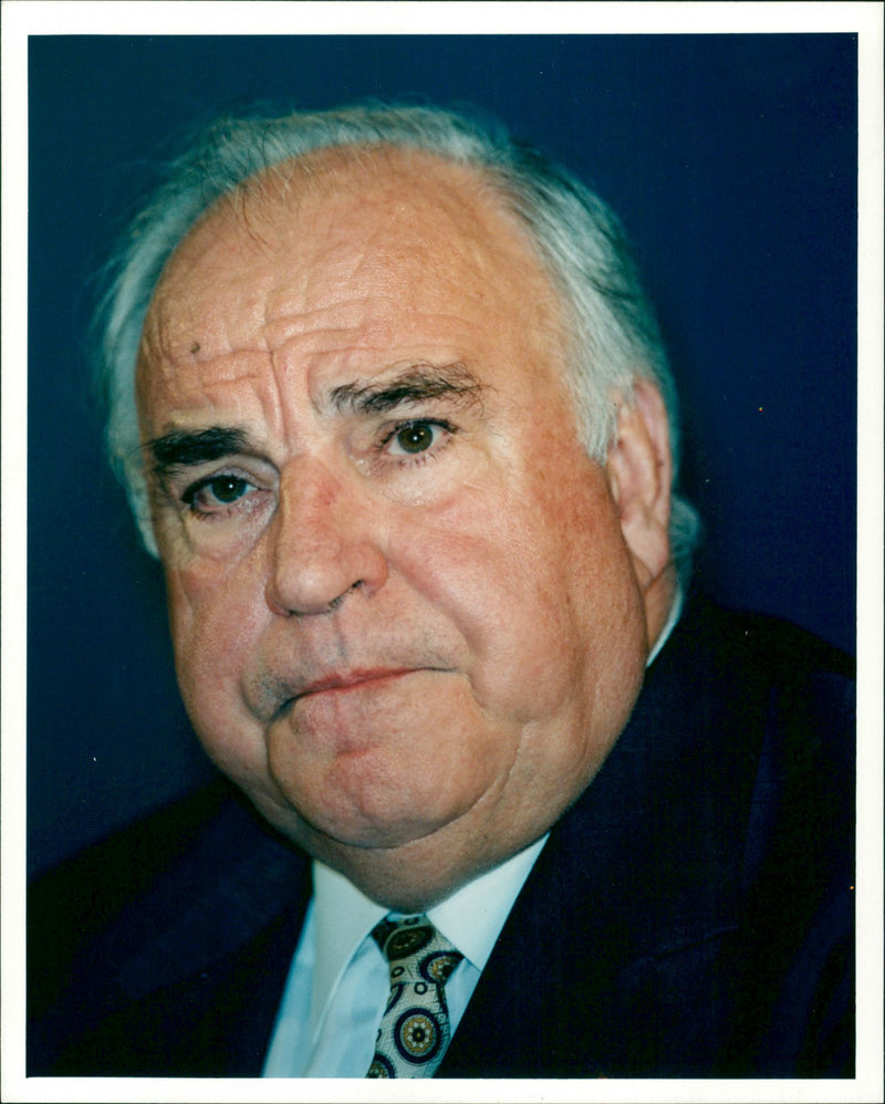 Helmut Kohl. - Vintage Photograph