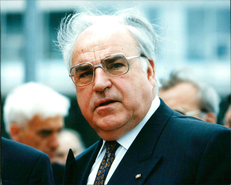 Helmut Kohl. - Vintage Photograph