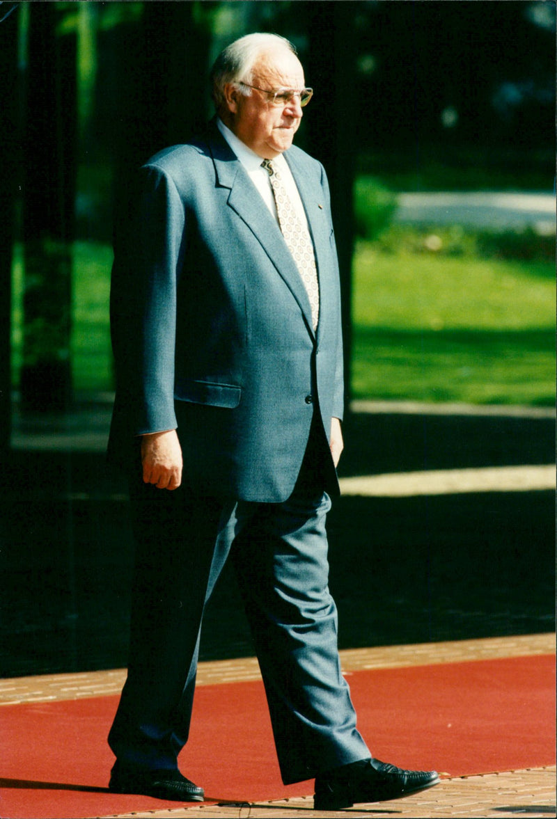 Helmut Kohl. - Vintage Photograph