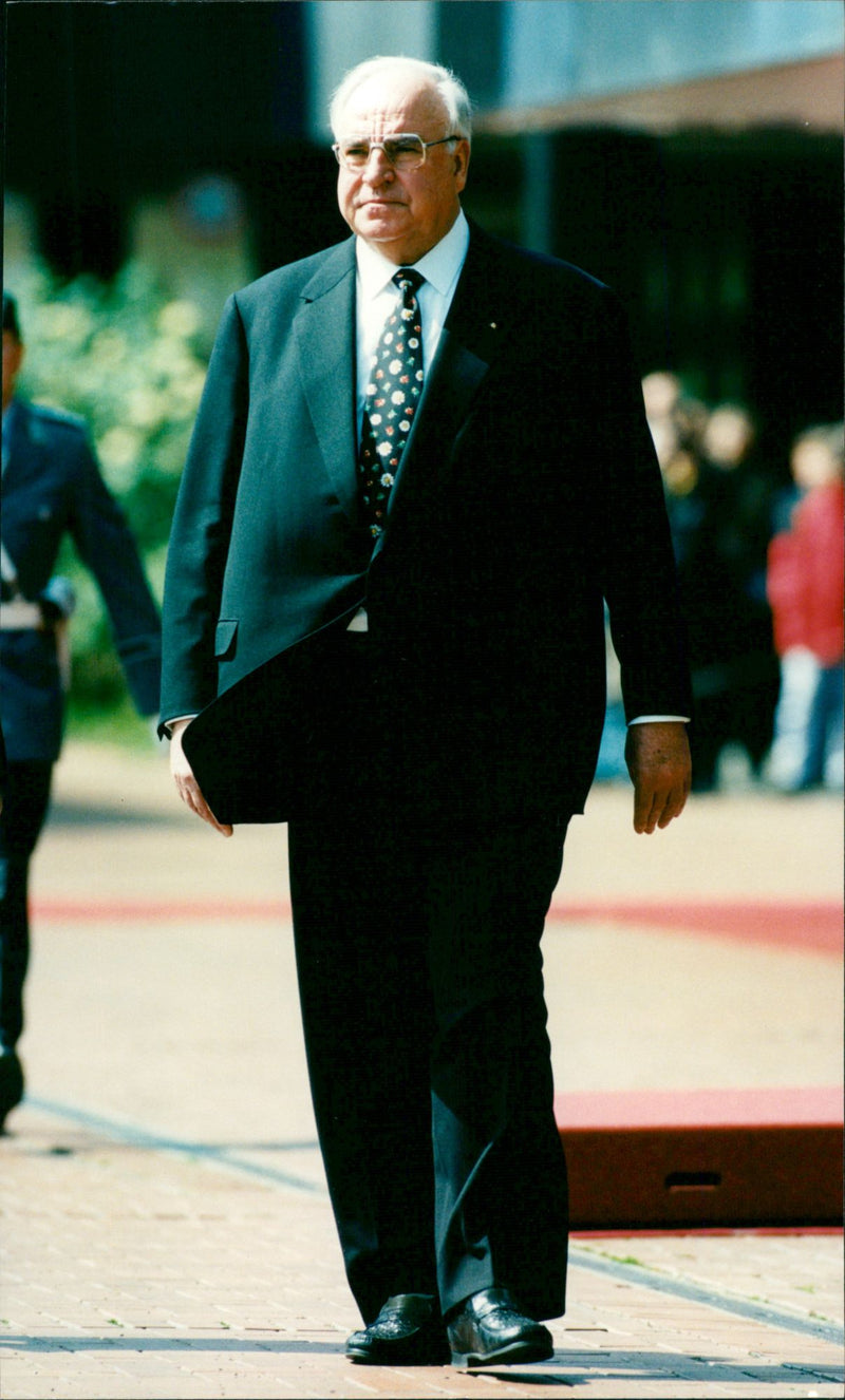 Helmut Kohl. - Vintage Photograph