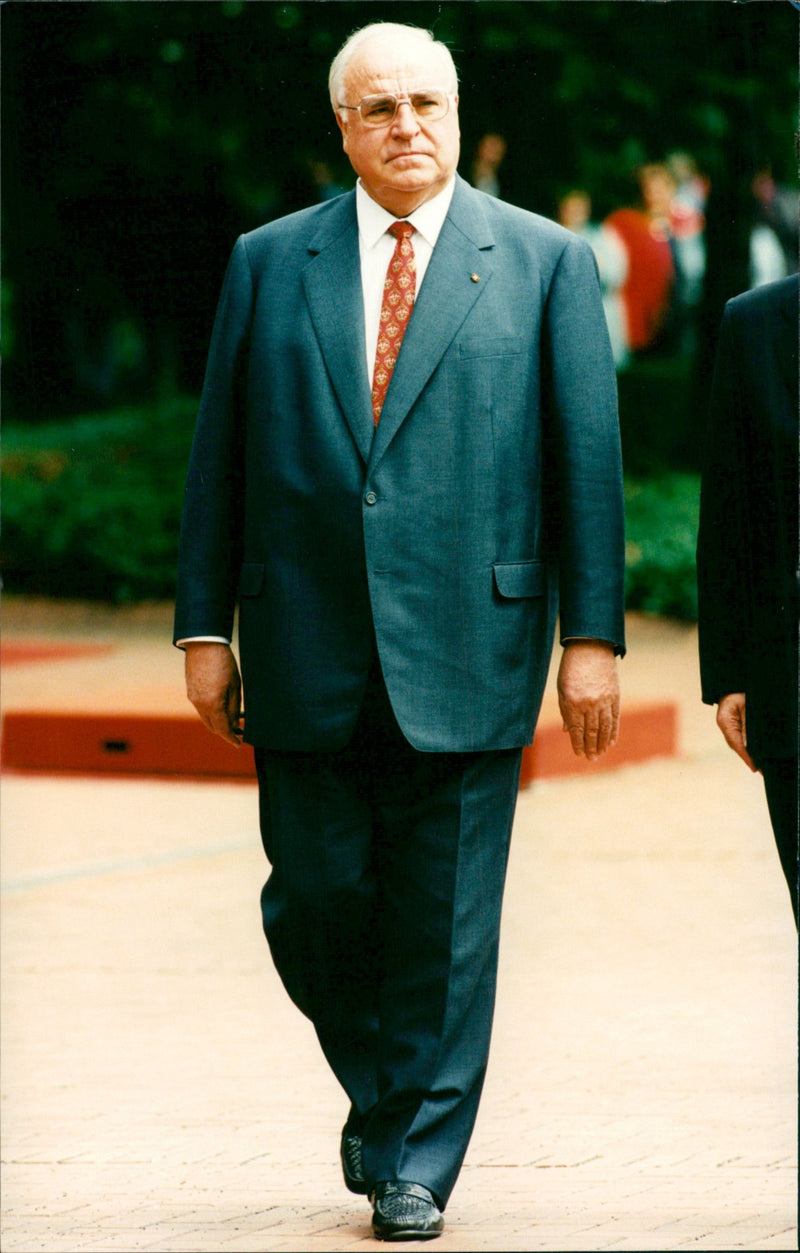 Helmut Kohl. - Vintage Photograph