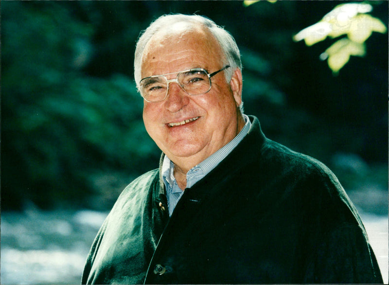 Helmut Kohl. - Vintage Photograph