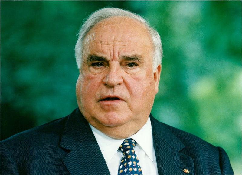 Helmut Kohl. - Vintage Photograph