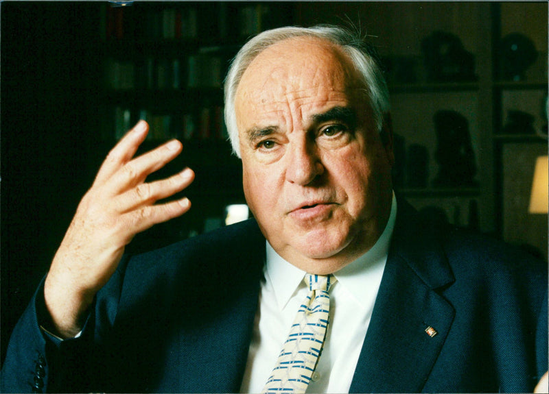 Helmut Kohl. - Vintage Photograph