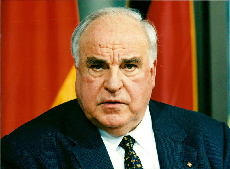 Helmut Kohl, CDU. - Vintage Photograph