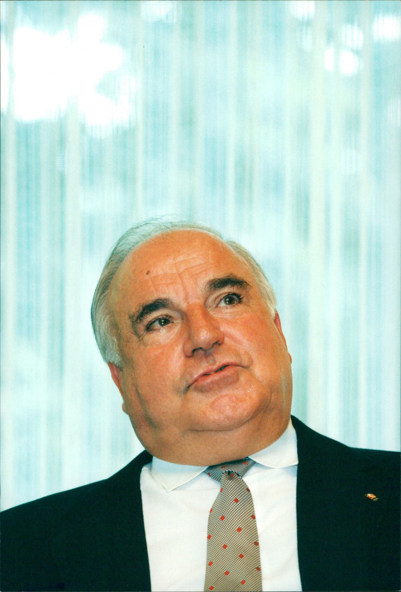 Helmut Kohl, politician West Germany. - Vintage Photograph