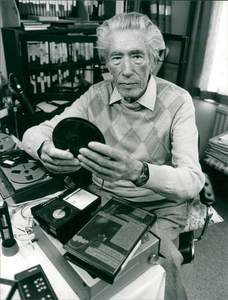 Friedrich Jürgenson, author. - Vintage Photograph