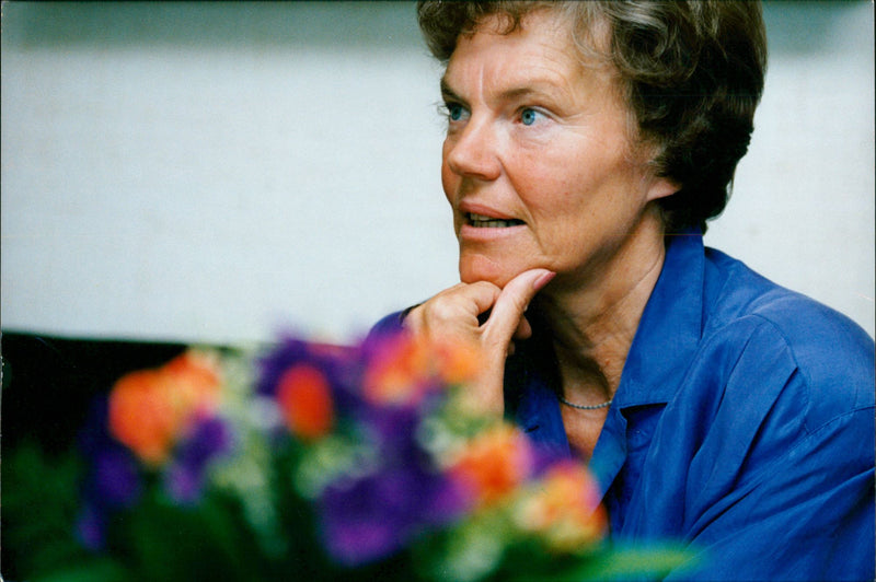 Märta Tikkanen, Finnish writer - Vintage Photograph