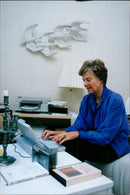 Märta Tikkanen, Finnish writer - Vintage Photograph