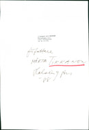 Märta Tikkanen, Finnish writer - Vintage Photograph