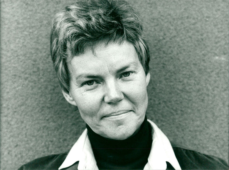 Märta Tikkanen, Finnish writer - Vintage Photograph