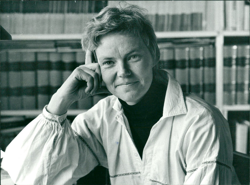 Märta Tikkanen, Finnish writer - Vintage Photograph