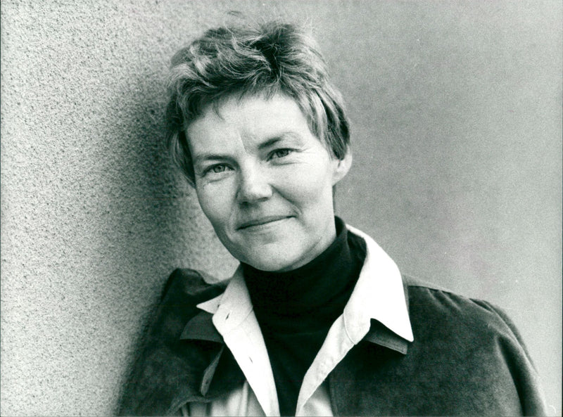 Märta Tikkanen, Finnish writer - Vintage Photograph