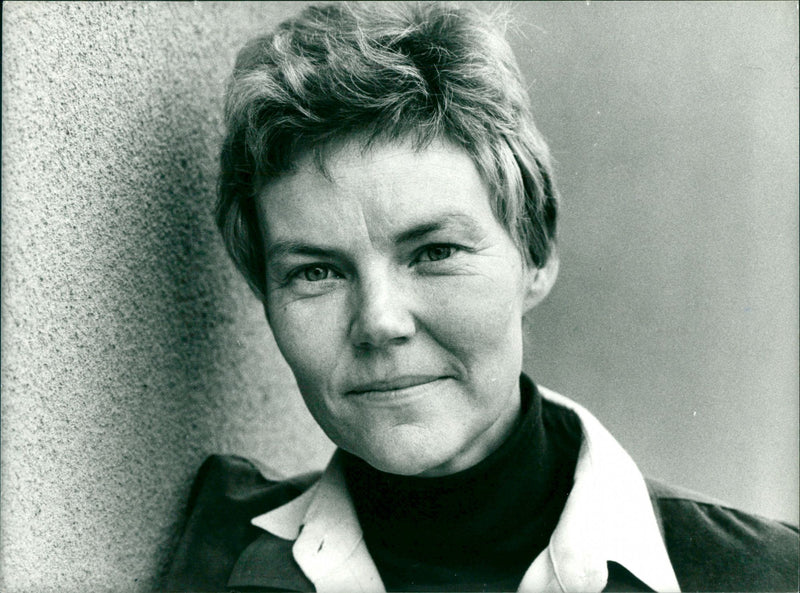 Märta Tikkanen, Finnish writer - Vintage Photograph