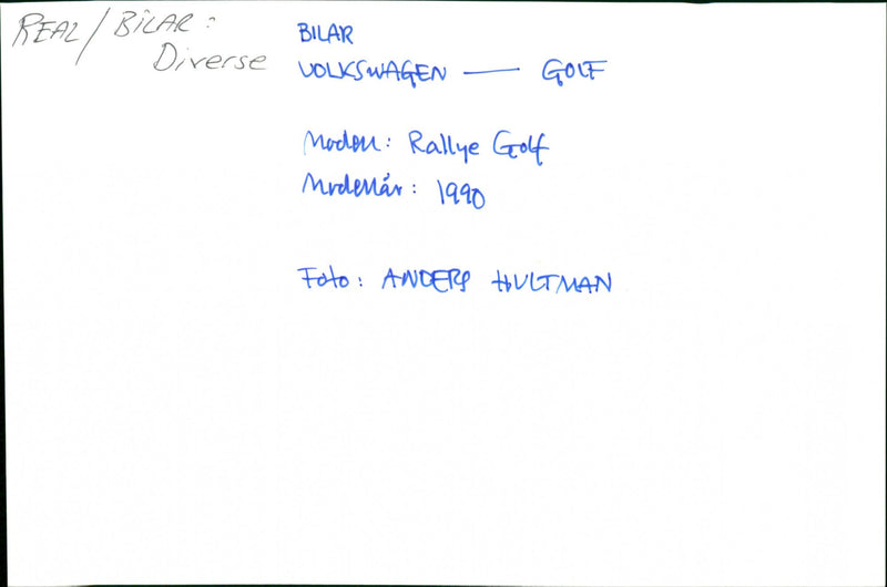 Cars Miscellaneous. - Vintage Photograph