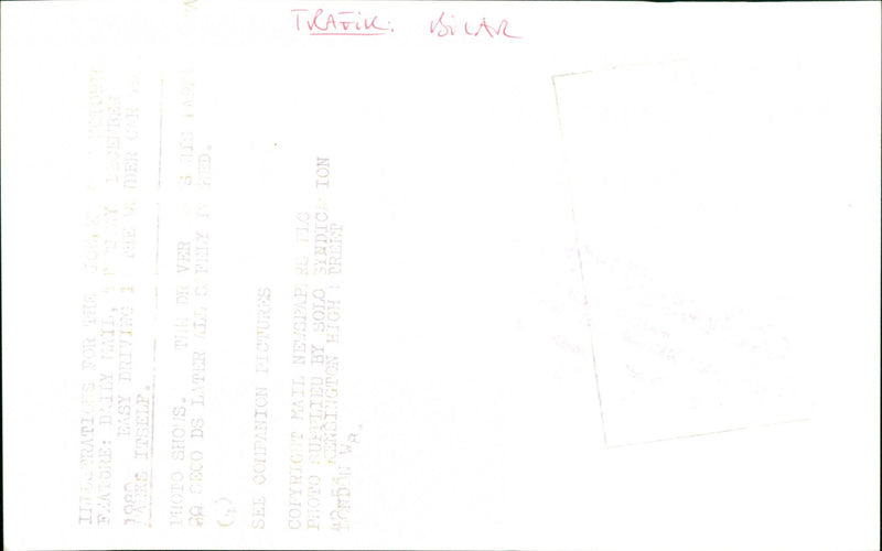 Cars Miscellaneous. - Vintage Photograph