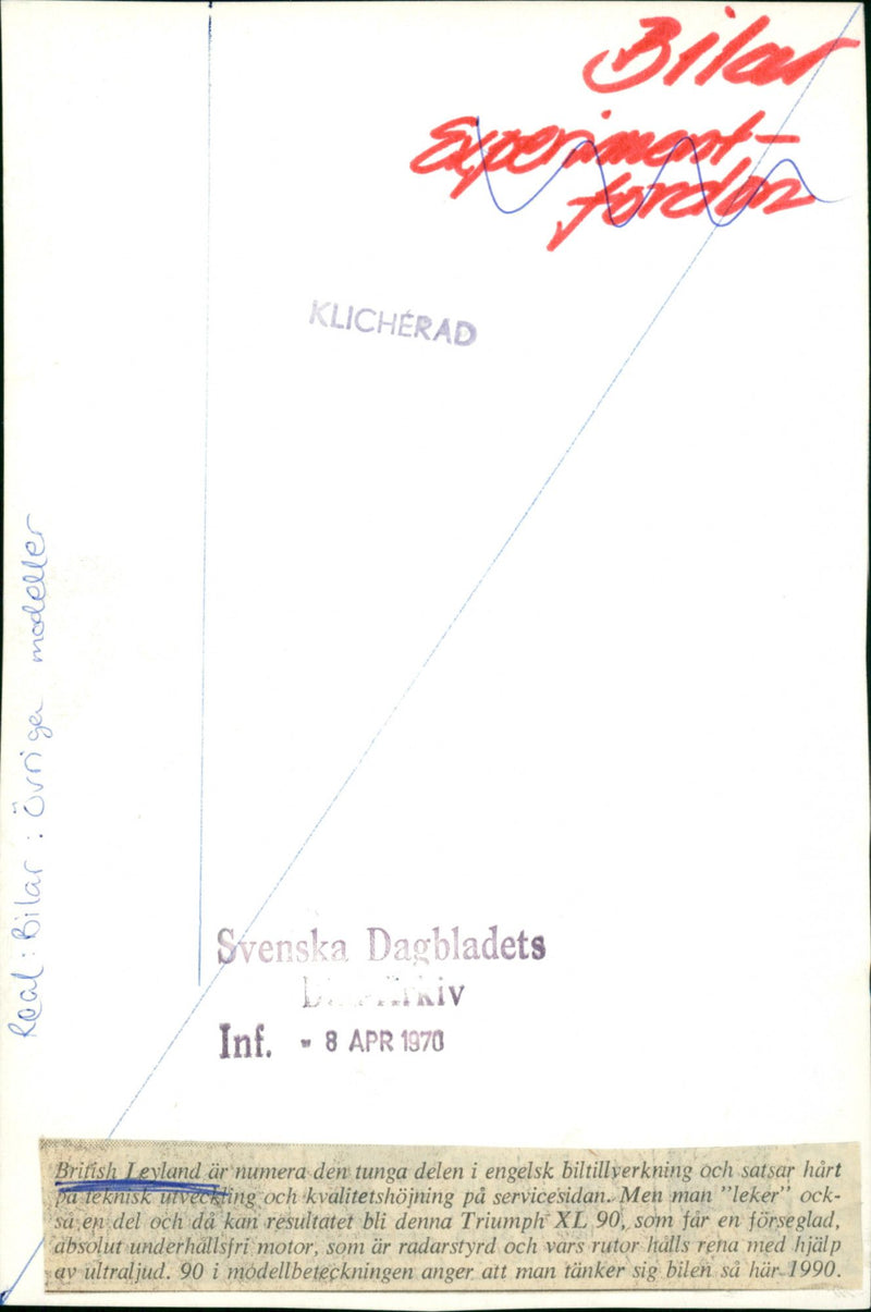 Cars Miscellaneous, Leyland - Vintage Photograph