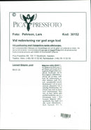 1998 TELEPHONE SWEDEN RESPONSIBLE IMAGE DELIVERY POET SECOND - Vintage Photograph