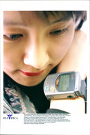 Telephone, Various devices and models. - Vintage Photograph