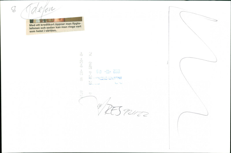 Telephone, Various devices and models. - Vintage Photograph