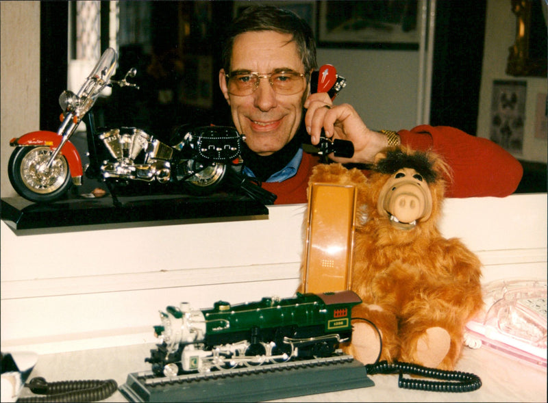 Telephone, Various devices and models. - Vintage Photograph