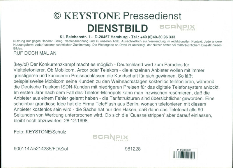 Telephone, Various devices and models. - Vintage Photograph