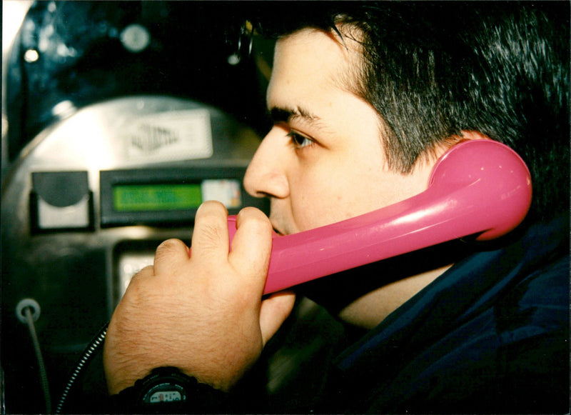 Telephone, Various devices and models. - Vintage Photograph