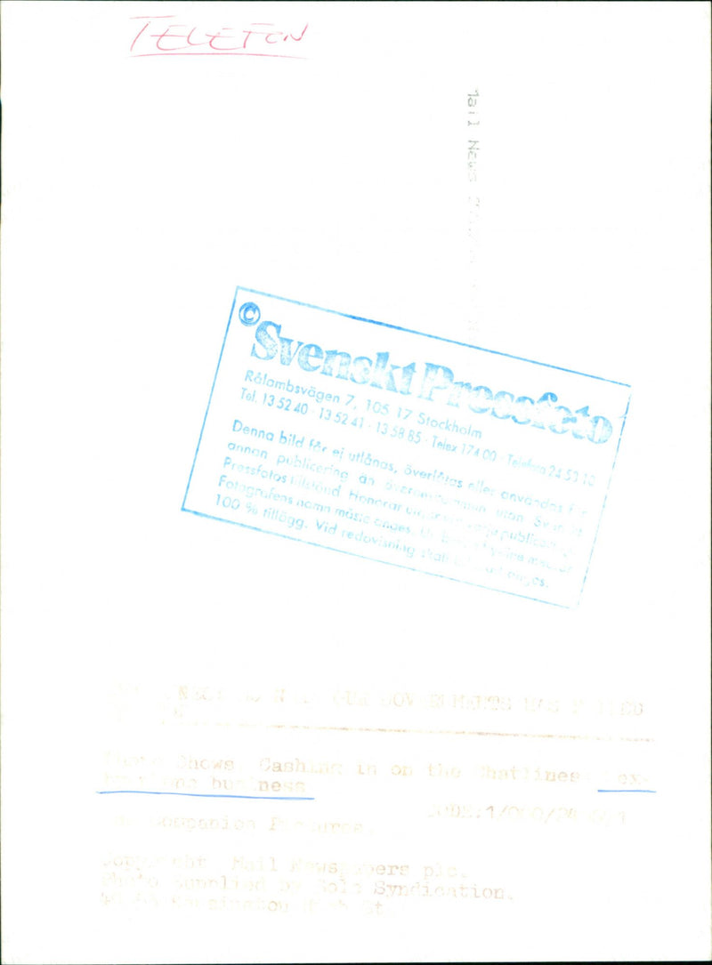 Telephone, Various devices and models. - Vintage Photograph