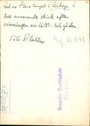 PICA CLOSURE VOLVO AERO ARBOGA INSTALLED PEDALS HOME AFTER ANNOUNCEMENT - Vintage Photograph